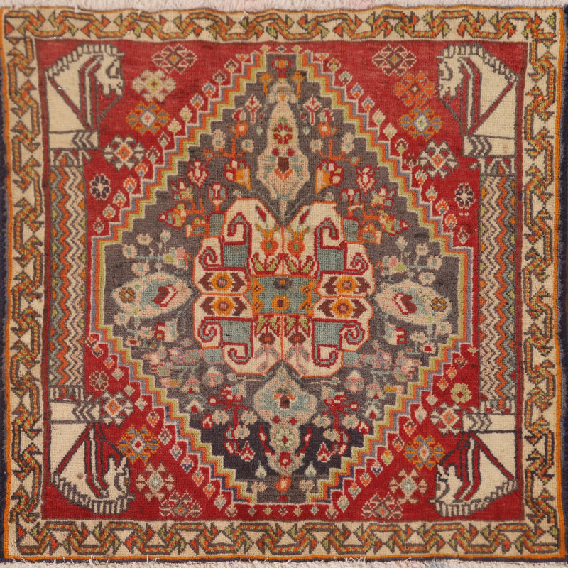 Tapis carré géométrique 2 x 2