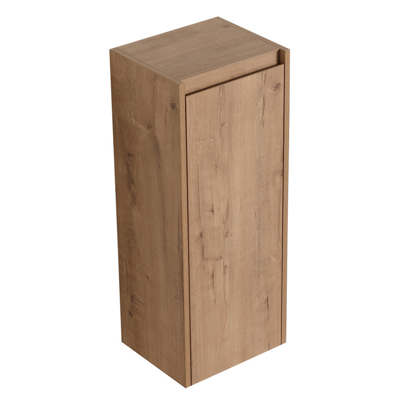 12" Wall Mounted Bathroom Side Cabinet, , Fashionable Decoration For Bath Mounted, Soft Close A Gorgeous Look, Natural