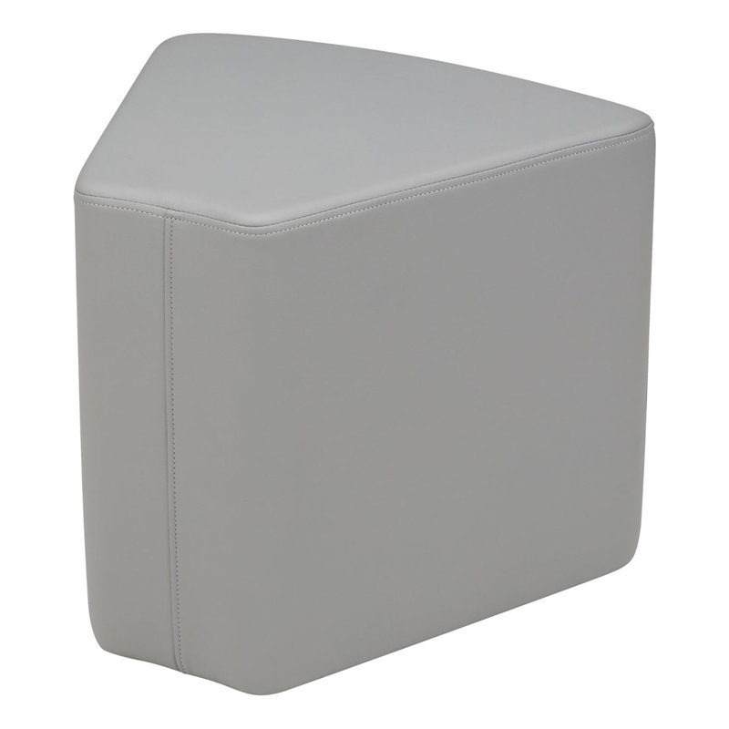 Pro Series Upholstered Wedge Ottoman 18" Height, Gray