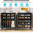5 Tiers Wooden Shoe Cabinet With Doors-2013116760