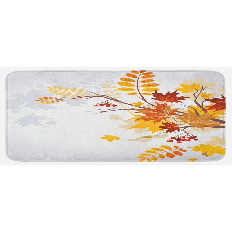 Tapis de cuisine automne