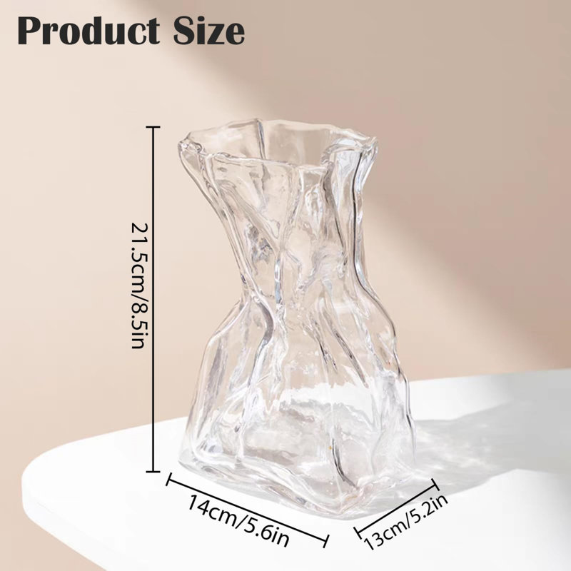 Grands vases irréguliers pour table de centre, Clair