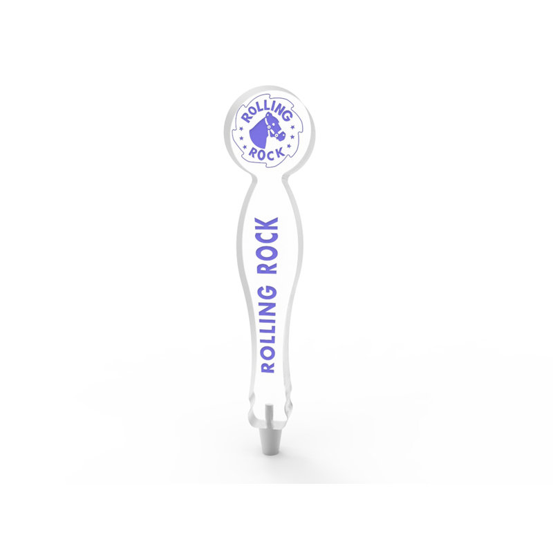 Poignée de robinet de bière en plexiglas Fixturedisplays® Rolling Rock 14152