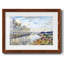 Argenteuil, vu du petit bras de la seine, 1872, reproduction d'art sur papier-510910317