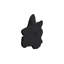 Teak Slice Wall Décor, Lg, Black