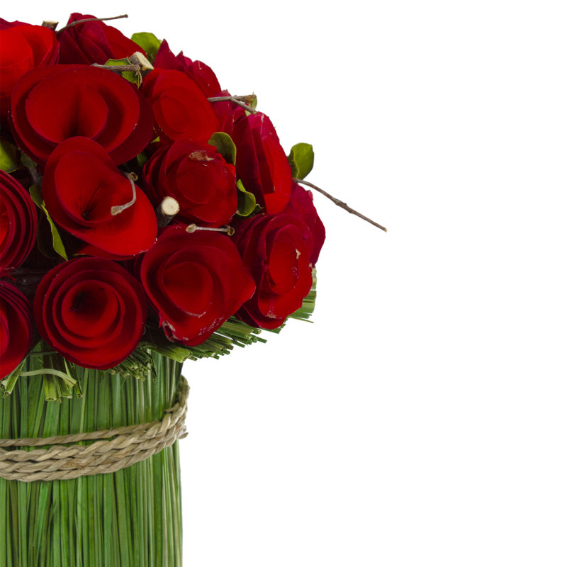 Bouquet de fleurs artificielles 11,5 po