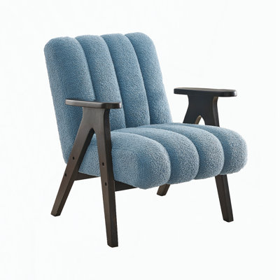 Modern Accent Chair with Wood Frame