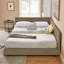 Structure de lit tapissier pour grand lit, structure de canapé-lit avec dossier et accoudoirs confortables, grand lit pour chambre à coucher, salon-1484428712-1484428713