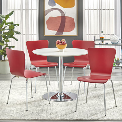 Theotis Pedestal Dining Set