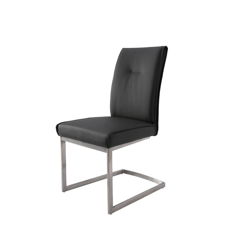 Chaise d'appoint rembourrée Kogan, gris