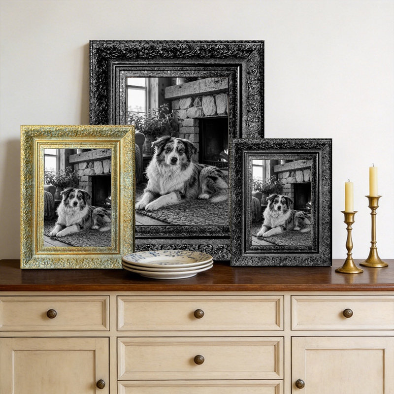 Cadre photo 8 "x 10" noir 1PC pour bureau, Noir, 1, 8" W x 10" H