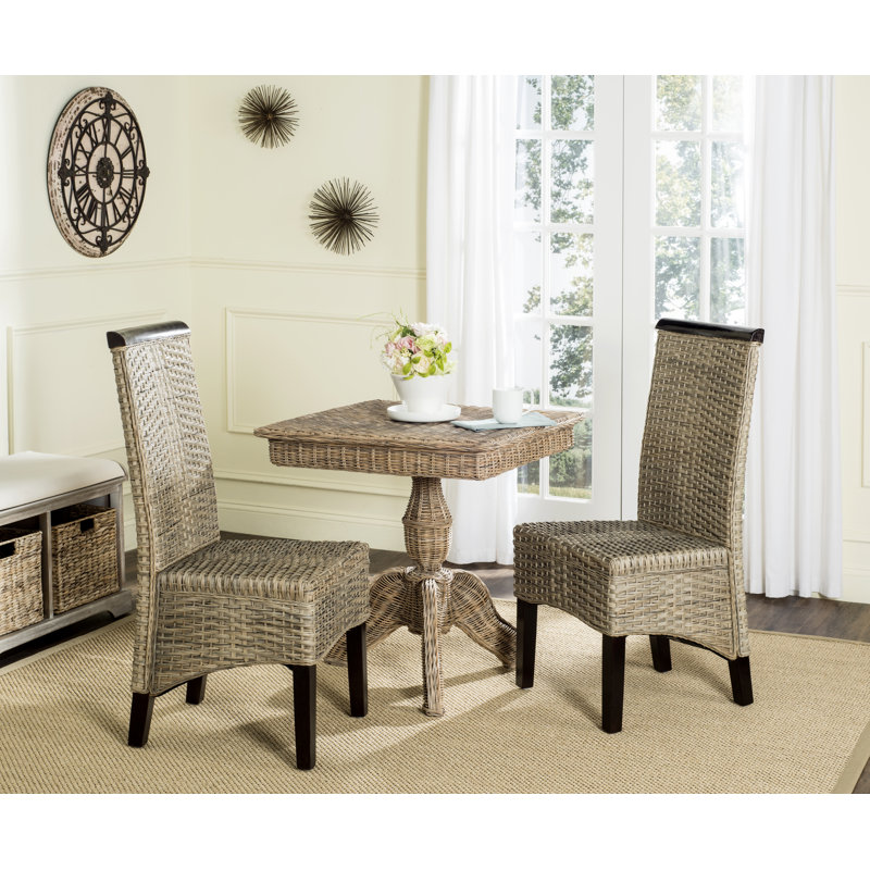 Bungalo 18.8'' H Pine Side Chair, Gray