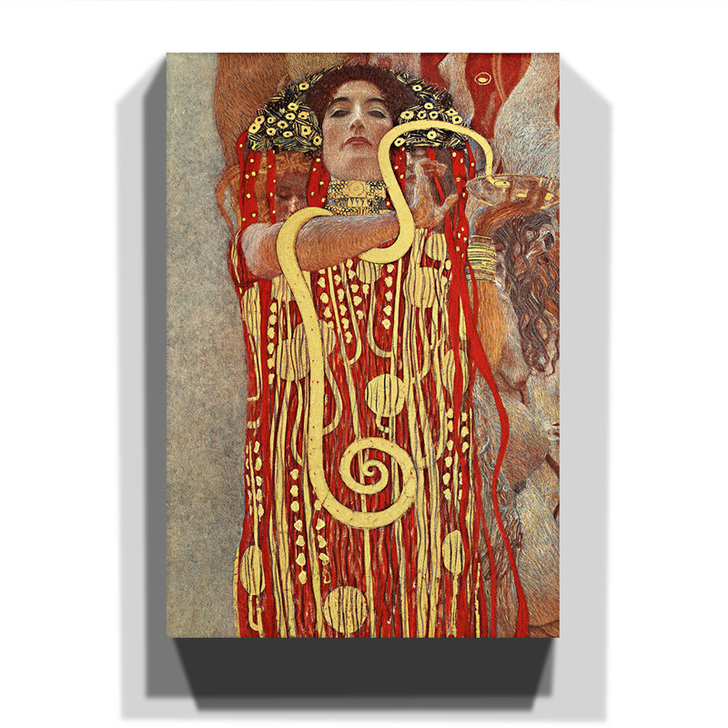 Gustav Klimt - Wrapped Canvas Painting, 100cm H x 70cm W