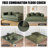 Space-saving Foldable Sofas, Faux Fur Memory Foam For Modern Living Room