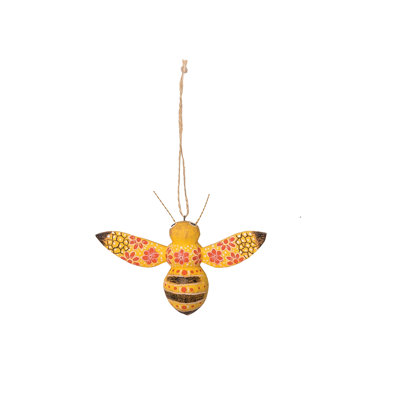 3.15'' Wood Animals Hanging Figurine Ornament
