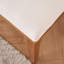 Banc d'entrée tapissier 52,8 po avec pieds en bois massif, banc en velours beige facile à assembler-635073879