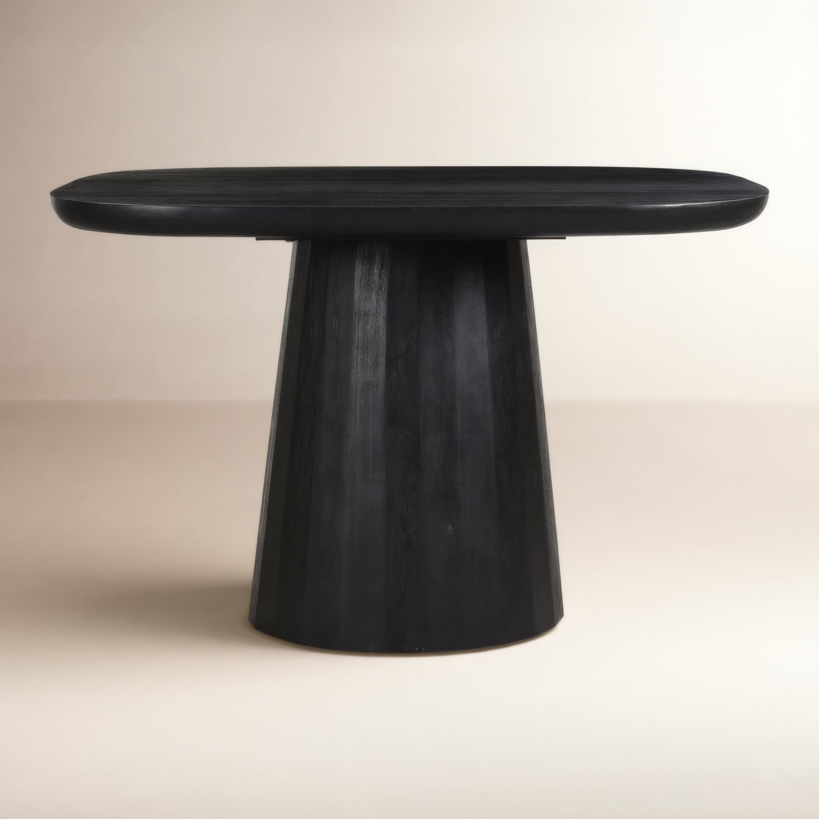 Genie 47" Acacia Dining Table, Black