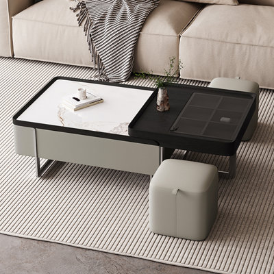 Italian minimalist light luxury coffee table by Creature B Comforts