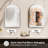 24"x36" Arched Mirror LED Bathroom Mirror,  Anti-Fog Frame Vanity Mirror With Lighted Dimmable And Memory Function-1760447878-1760447873