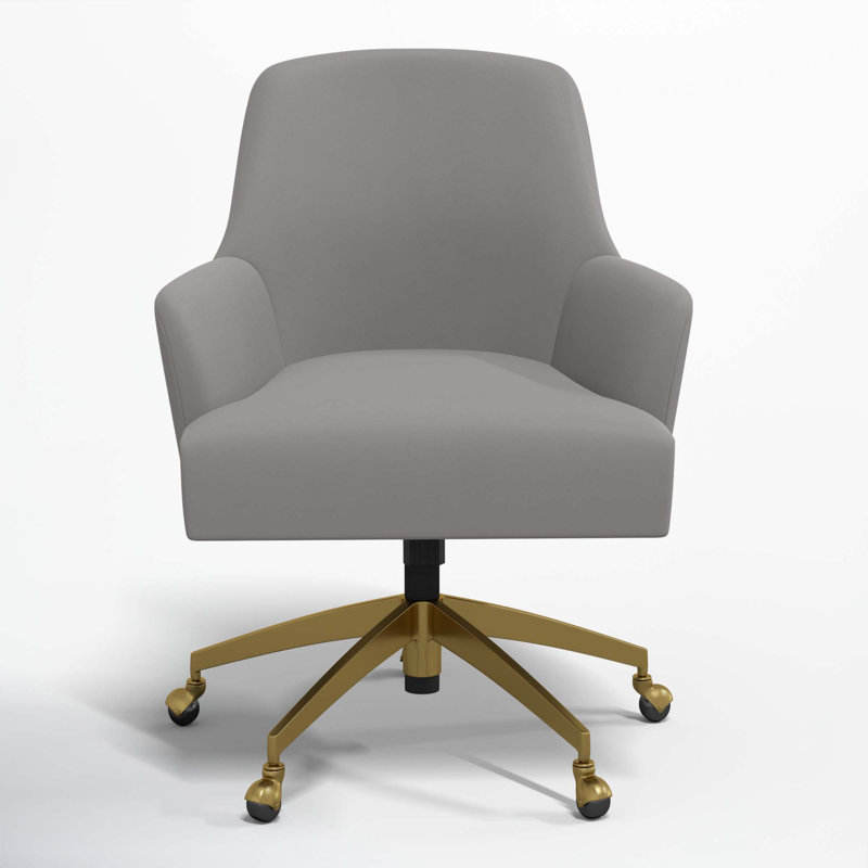 Ambau Task Chair, Classic Otter Performance Velvet