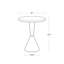 Gabe Leather Accent Table (Black)-972368530