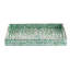 Berty Rectangular Decorative Tray, Mosaic Pattern Green-White Capiz 14X18-124561647-124561650