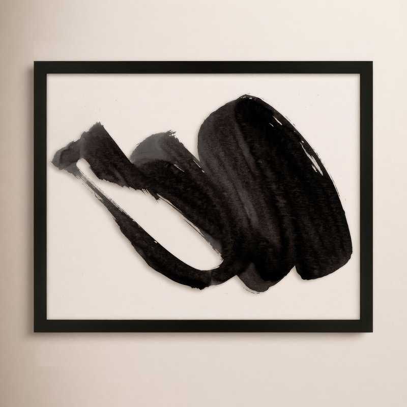 Dancers 1 Painting by Jacques Pilon, Black, 16" H x 20" W x 1.25" D