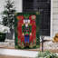 Drapeau de jardin en toile de jute Joyful Traditions