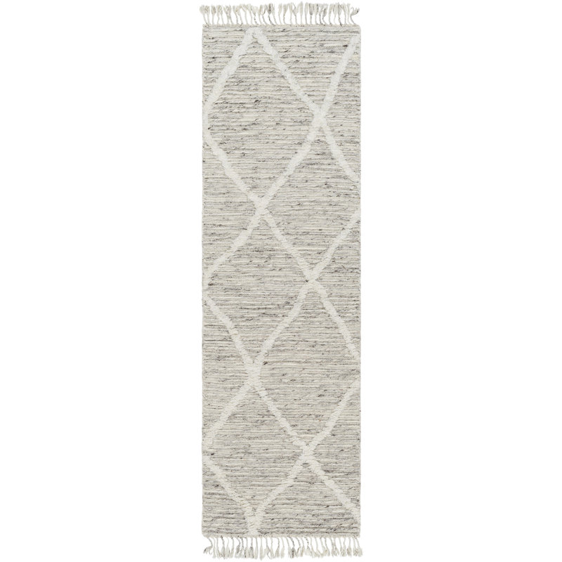 Roxeanne Wool Geometric Indoor Rug, Runner 2'6" x 8'