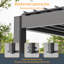 Pergola à persiennes en aluminium-108566030