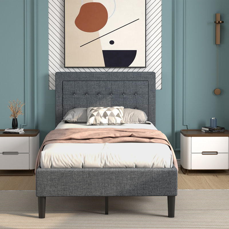 Upholstered Platform Bed