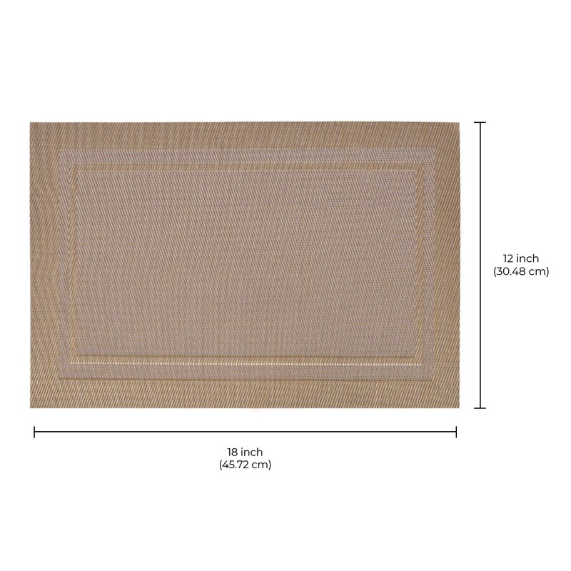 Laurel Foundry Modern Farmhouse Harpster Vinyl Rectangle Placemat ...