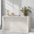 Console Table With Simple Lines And Rear Panel-2134829051
