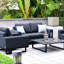 Branca Outdoor Fabric 2 Seat Sofa Set-1262368083-1262368080