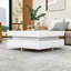 Table basse moderne ultrabrillante avec rangement spacieux et surface résistante aux égratignures-365929069