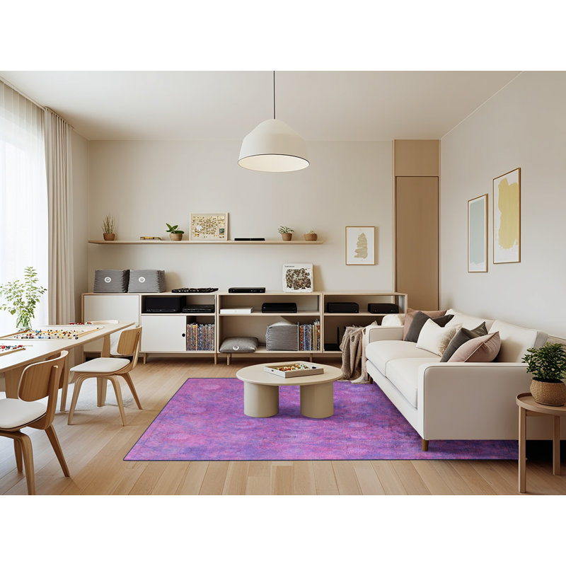 Anitrice Geometric Indoor Rug, Rectangle 7' x 9'