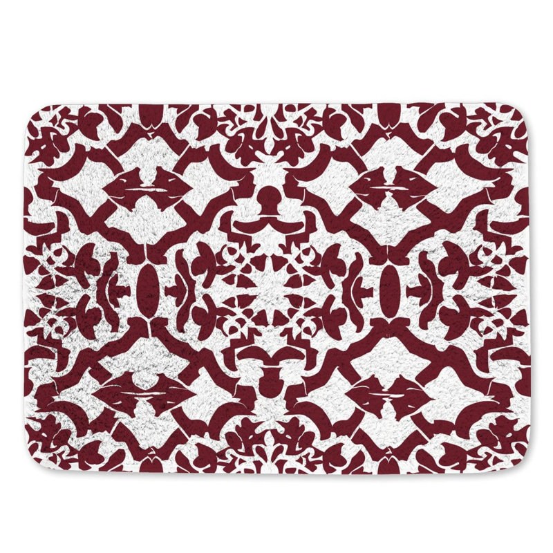 Tapis de bain en microfibre / microsuède Dariun, L 21 po x L 34 po