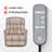 Power Lift Recliner Chair Sofa with Massage and Heat, Adjustable Headrest, 3 Positions, USB Ports, Faux Leather-1724603549