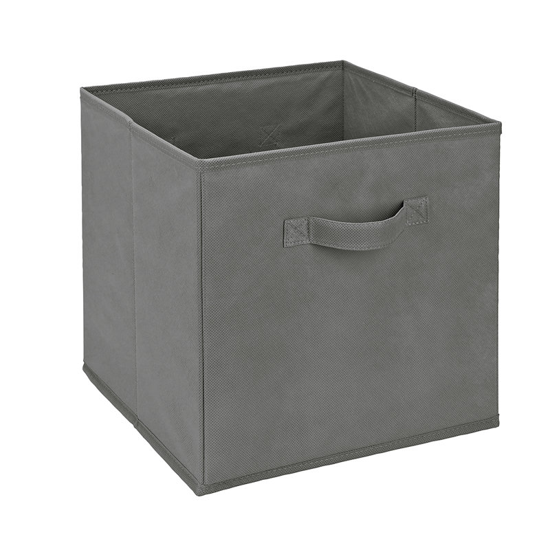 Simplify Acta Fabric Bin, Gray