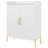35.43 Inches White & Gold 6-Tier Entryway Shoe Storage Cabinet With Doors-863487965