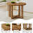 Round Dining Table Set with 6 dining chairs