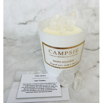 Bergamot And Amber Scented Jar Candle