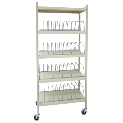 70.75'' H x 34.5'' W File Cart with Wheels