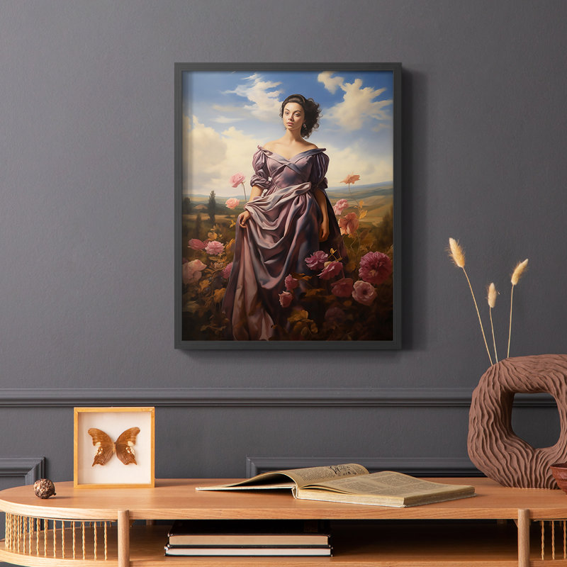 «WOMEN Series D III» - reproduction encadrée de qualité supérieure - prête à être accrochée - aucun clou requis