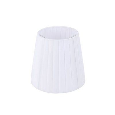 Sana 13 cm H Empire Silk Lamp Shade in White