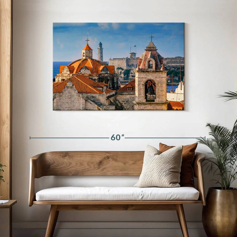 Adella Havana Cathedral Tower, 30" H x 45" W