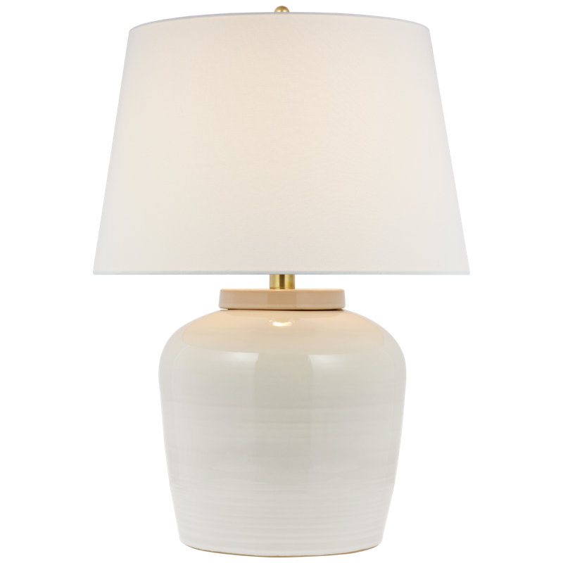 Nora Table Lamp, Ivory