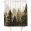 Rideau de douche Misty Forest-1649288385