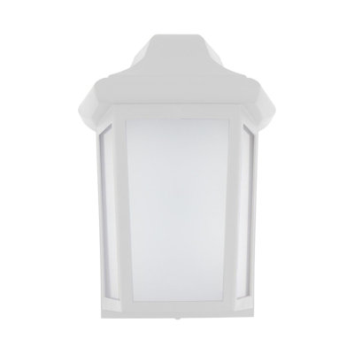 Sedona Narrow Wall Mount Outdoor Sconce with Frosted Acrylic Lens