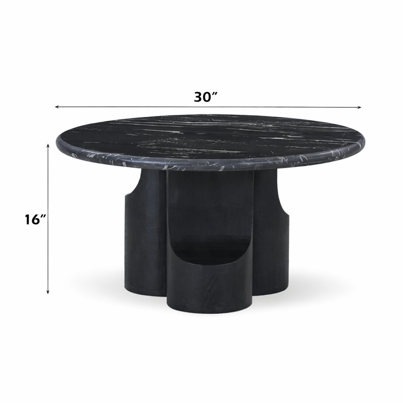 Table basse à centre